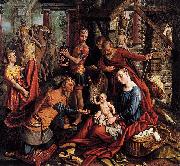 Pieter Aertsen The adoration of the Magi painting